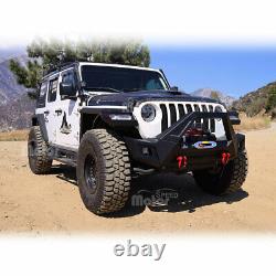 Front Bumper For 18-23 Jeep Wrangler JL / 19-23 Gladiator JT 2007-2018 JK Steel