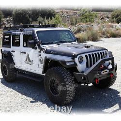 Front Bumper For 18-23 Jeep Wrangler JL / 19-23 Gladiator JT 2007-2018 JK Steel