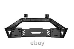 Front Bumper For 2007-2018 Wrangler JK /18-23 JL 19-23 JT with2D-Rings+LED Lights