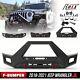 Front Bumper For 2018-2022 Jeep Wrangler Jl Gladiator Jt Led Lights Winch D-ring