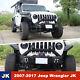 Front Bumper For 2018-2022 Jeep Wrangler Jl Jlu Jt Withd-ring Shackles Steel Black