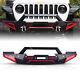 Front Bumper For 2018-2023 Jeep Wrangler Jl 07-18 Jk 19-23 Gladiator With2d-rings