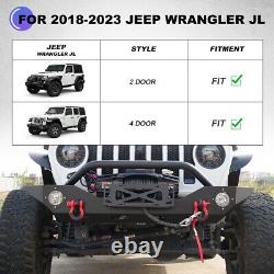 Front Bumper For Jeep 07-18 Wrangler JK / 18-23 Wrangler JL / 19-23 Gladiator JT