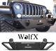 Front Bumper+led Fog Lights For 2018-2023 Jeep Wrangler Jl/19-23 Gladiator Jt