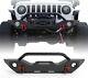 Front Bumper / Rear Bumper For 2018-2023 Jeep Wrangler Jl Jlu With2d-rings Steel