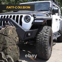 Front Bumper/Rear Bumper For 2018-2024 Jeep Wrangler JL JLU withLED Light Textured