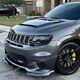 Front Bumper Splitter / Lips For Jeep Grand Cherokee Srt8 Trackhawk 2017-2021