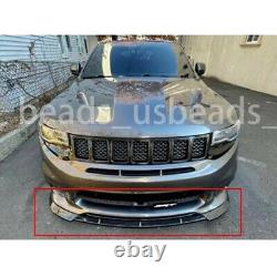 Front Bumper Splitter / Lips for Jeep Grand Cherokee SRT8 TRACKHAWK 2017-2021