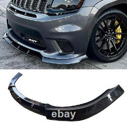 Front Bumper Splitter / Lips for Jeep Grand Cherokee SRT8 TRACKHAWK 2017-2021