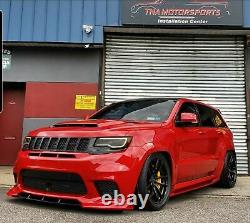 Front Bumper Splitter / Lips for Jeep Grand Cherokee SRT8 TRACKHAWK 2017-2021