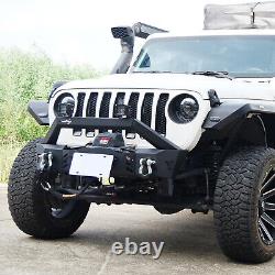 Front Bumper WithPod lights & D-Ring Shackles For 2007-18 Jeep Wrangler JK 2024 JL