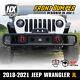 Front Bumper For 18-22 Jeep Wrangler Jl Jlu Winch Plate Round Tube Design Extend