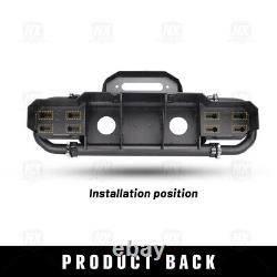 Front Bumper for 18-22 Jeep Wrangler JL JLU Winch Plate Round Tube Design Extend