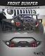 Front Bumper For 18-23 Jeep Wrangler Jl/19-23 Jeep Gladiator Jt/07-18 Jk+d-rings