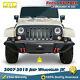 Front Bumper For 2007-2018 Jeep Wrangler Jk With Led Lights Trapezoidal Style