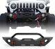 Front Bumper For 2018-2023 Jeep Wrangler Jl/ 19-23 Jeep Gladiator Jt With D-rings