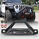 Front Bumper For 2018-2023 Jeep Wrangler Jl 2019-2023 Gladiator Jt Withled Lights