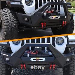 Front Bumper for 2018-2023 Jeep Wrangler JL 2019-2023 Gladiator JT withLED Lights