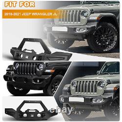 Front Bumper for 2018-2023 Jeep Wrangler JL JLU 2019-2023 Gladiator JT withD-Rings