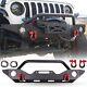 Front Bumper For Jeep 2018-2024 Wrangler Jl/jlu Unlimited Hole & D-rings & Winch