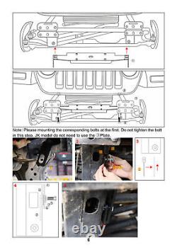 Front Bumper with2D-Rings For 2007-2018 Jeep Wrangler JK 18-24 JL 19-24 Gladiator