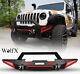 Front Bumper Withd-rings For 07-18 Wrangler Jk 18-24 Jeep Wrangler Jl/gladiator Jt