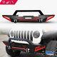 Front Bumper Withd-ring+winch Plate For 2019-2024 Jeep Wrangler Jl/gladiator Jt