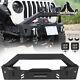 Front Bumper Withled Lights For 07-18 Jeep Wrangler Jk 18-23 Jl 19-23 Gladiator Jt