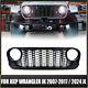 Front Grill Bumper Mesh Grille For Jeep Wrangler Jk 2007-2017 & 2024 Jl