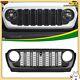 Front Grill Bumper Mesh Grille For Jeep Wrangler Jl 2018-2023 Upgrade To 2024 Jl