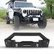 Front/ Rear Bumper For 2018-2022 Jeep Wrangler Jl Jk Jt Textured Steel Withshackle