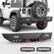 Front/rear Bumper With Led Lights & D-rings For 2018-2024 Jeep Wrangler Jl Jlu Us