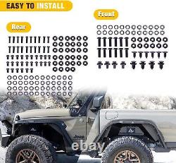 Front / Rear Inner Fenders Liners for Jeep Gladiator 2019-2023 JT Steel Set