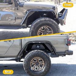 Front / Rear Inner Fenders Liners for Jeep Gladiator 2019-2023 JT Steel Set