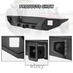 Front or Rear Bumper for 2007-2018 Jeep Wrangler JK JKU Powder Coate Black Steel