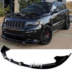 Gloss Black Front Bumper Lip Splitter For Jeep Grand Cherokee SRT SRT8 2012-2016