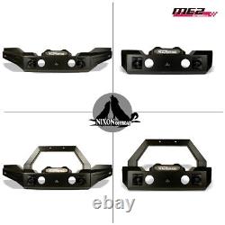 Heavy Steel Adaptable Front Bumper For 2007 2018 Jeep Wrangler JK/JKU