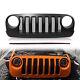 Jl Style Front Bumper Hood Grille Grill For Jeep Wrangler Jk / Jku 2007-2017