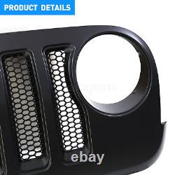 JL Style Front Bumper Hood Grille Grill For Jeep Wrangler JK / JKU 2007-2017