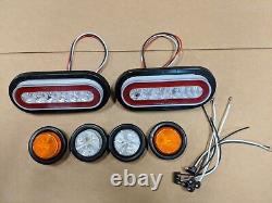 Jeep Grand Cherokee ZJ Tail Light Housings with LED Light Kit 1993-1998