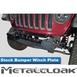 Jeep Stock Bumper Winch Plate, JL Wrangler/JT Gladiator