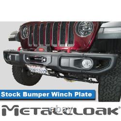 Jeep Stock Bumper Winch Plate, JL Wrangler/JT Gladiator