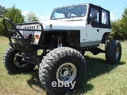 Jeep YJ Stubby Stinger & Grill Hoop Rock Crawler Winch Bumper DIY 1.75 Tubing