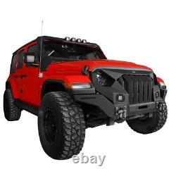 Mad Max Front Bumper Grill Guard Fit 2018-2024 Jeep Wrangler JL & Gladiator JT