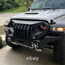 Mad Max Front Bumper Grill Guard Fit 2018-2024 Jeep Wrangler JL & Gladiator JT