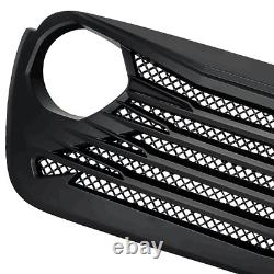 Matte Black Front Bumper Grille Tomahawk Grille For 18-22 Jeep Wrangler JL JT