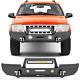 Nilight 1999-2004 Jeep Grand Cherokee Wj Front Bumper Winch Plate 120w Light Bar