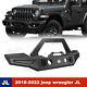 Nixon Offroad Heavy Dauty Steel Front Bumper For 2018-2022 Jeep Wrangler Jl Jt