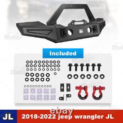 Nixon Offroad Heavy Dauty Steel Front Bumper for 2018-2022 Jeep Wrangler JL JT