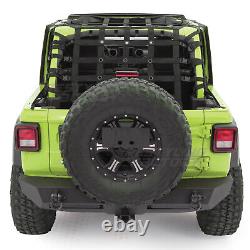 Off Road 4 Door Black Cargo Net System Restraint Net For 18-23 Jeep JL Wrangler